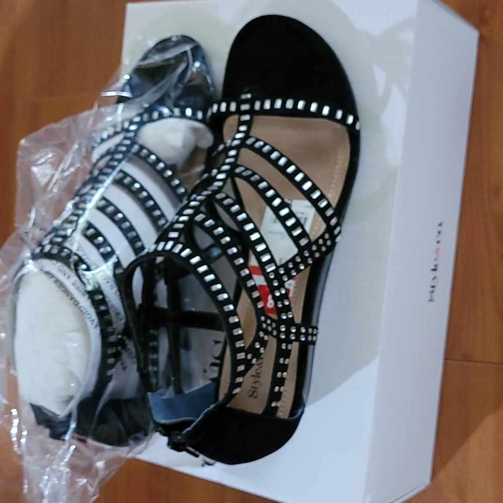 Style & co rhinestone gladiator sandals - Picture 5 of 6